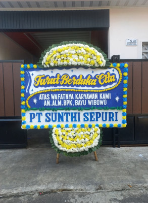 Papan Bunga Duka di Yapas
