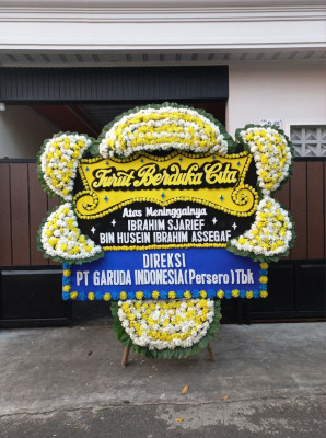 Papan Bunga Duka di Yapas